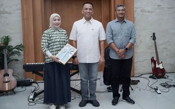 Bupati Pacitan Indrata Nur Bayuaji Menerima Kunjungan Silaturahmi Danpomdam V/Brawijaya Kolonel CPM Raden Tri Cahyo Budi A, S.I.P., M.H.