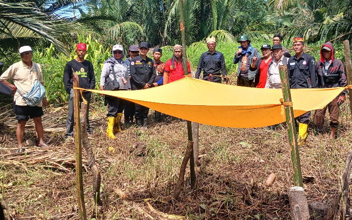 Sidang Adat Mantir Bakas Basara Kabupaten Kotim Melakukan PS (Persidangan Setempat)