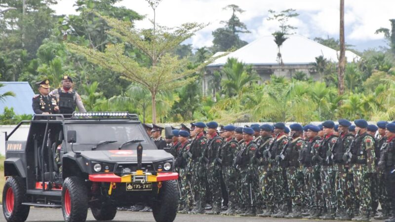Dandim 1710/Mimika Hadiri Upacara HUT Bhayangkara Ke-79 Tahun 2025