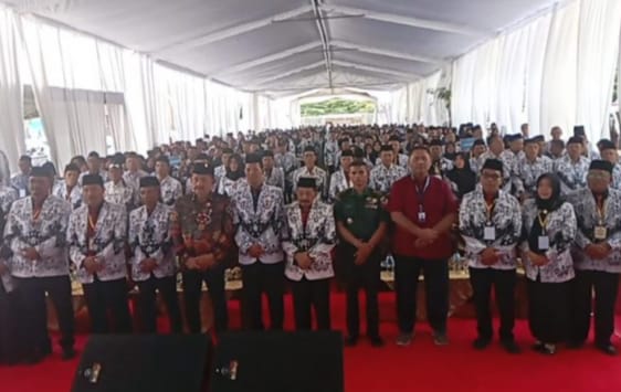 Kembali Pimpin PGRI Tulungagung, Muhadi M.Pd Terpilih Secara Aklamasi