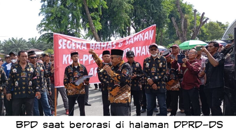 DPRD-DS Sedang Tidak Baik-Baik Saja.!! “Ratusan Massa PABPDSI Geruduk DPRD-DS Agar KUA-PPAS 2025 Diparipurnakan”