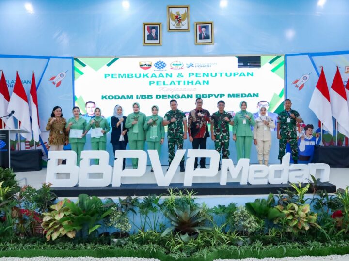 Pangdam I/BB Hadiri Penutupan dan Pembukaan Pelatihan Keterampilan di BBPVP Medan