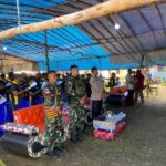 Satgas Yonif 642/Kps Pos Jagiro Laksanakan Pengamanan Kegiatan Orang Muda Katolik