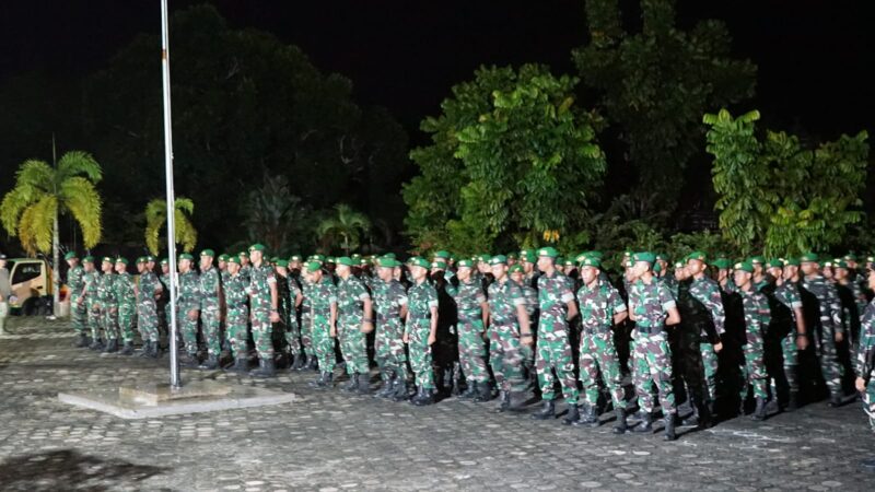 Dandim 1016/Plk Sambut Prajurit Baru Yonif TP 830/Isen Mulang