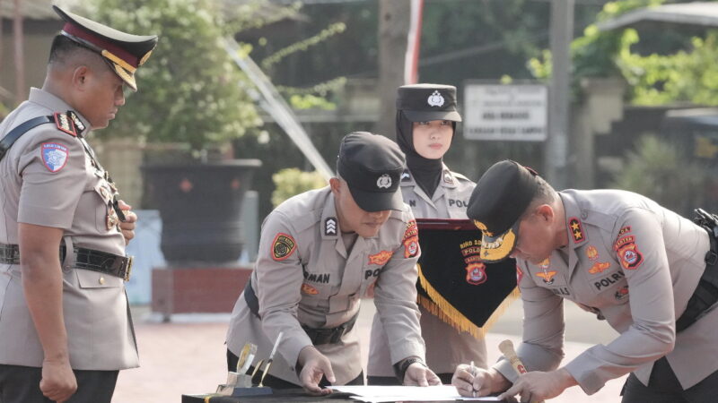 Tongkat Komando Polresta Tangerang Resmi Diserahterimakan