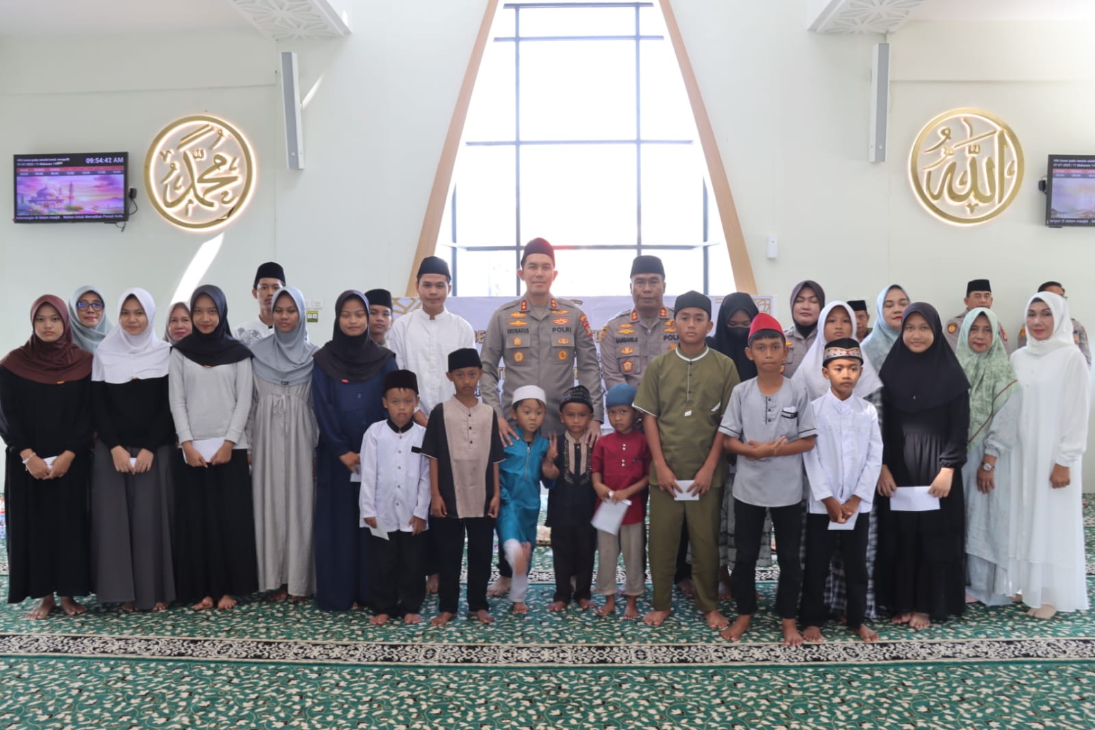 Sambut Tahun Baru Islam, Polres Metro Tangerang Kota Gelar Pengajian dan Santunan Anak Yatim