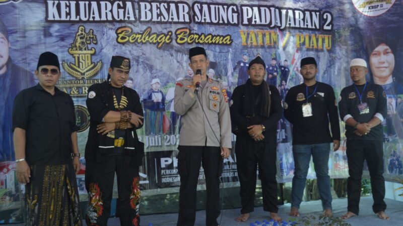 Kapolsek Sepatan AKP.Ahyani Bersama Ketua Karang Taruna Feby Chrysandi Hadir Dalam Kegiatan Santunan Anak Yatim & Piatu Yang di Gelar KBSPII