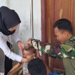 Satgas Pamtas RI-RDTL Gelar Posyandu di Desa Taloi Dalam