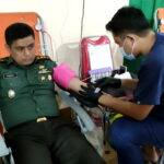 Sambut HUT Kodam XII/TPR ke 67, Kodim 1015/Sampit Gelar Bakti Sosial Donor Darah