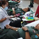 Anggota Kodim 1016/Plk Ikuti Donor Darah Dalam Rangka HUT Ke-67 Kodam XII/Tanjung Pura