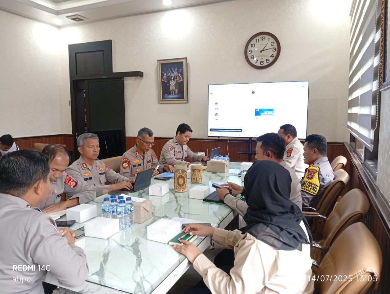 Wakapolresta Tangerang Ikuti Rakor SPPG Wilkum Polda Banten