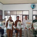 Babinsa Koramil 1016-01/Pahandut Hadiri Launching Penyaluran Bantuan Pangan Beras 2025 dan GPM