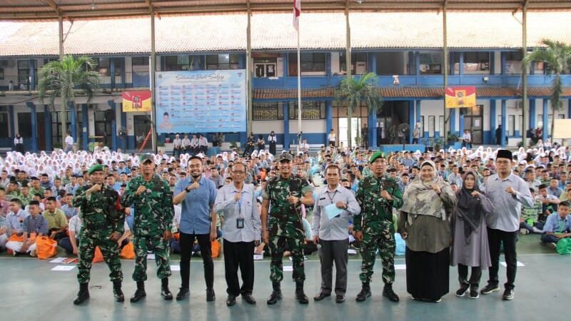 Bangun Karakter Sejak Dini, Dandim Kabupaten Bogor Ajak Siswa Baru Cintai Bangsa dan Disiplin Diri