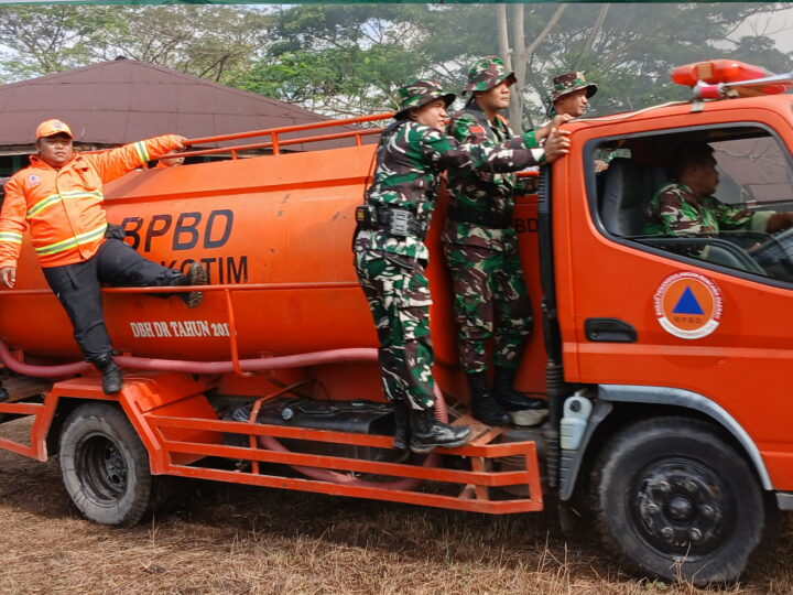 Kodim 1015/Sampit Gelar Simulasi Karhutla Bersama BPBD Kabupaten Kotim.