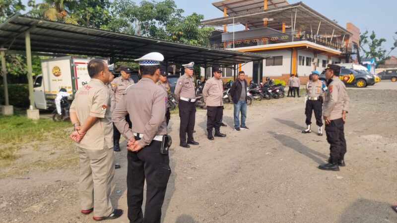 Polsek Cikupa Gelar Apel Pagi dan Cek Kesiapan Dapur SPPG di PT. Boga Rasa Tama