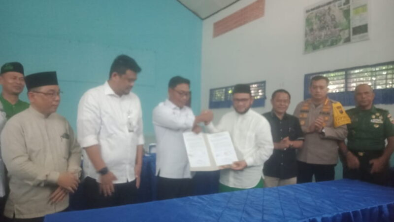 Akhirnya Siswa SMP Negeri 2 Dan MTs Al Washliyah Galang Minggu Depan Bisa Bersekolah Kembali di Komplek Yang Disengketakan
