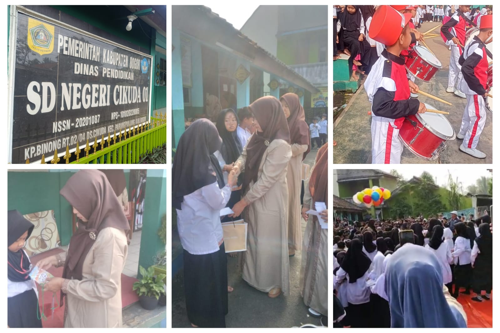 MPLS Ditutup, 20 Anak Yatim Disantuni SDN Cikuda 01: Mengajarkan Kepedulian Sejak Dini