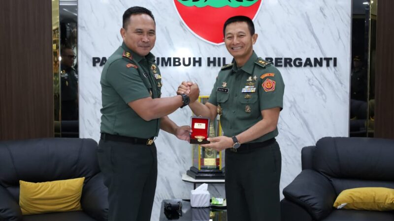 Tim Pokja Sahli Panglima TNI Bidang Komsos Diterima Pangdam I/BB di Makodam I/BB