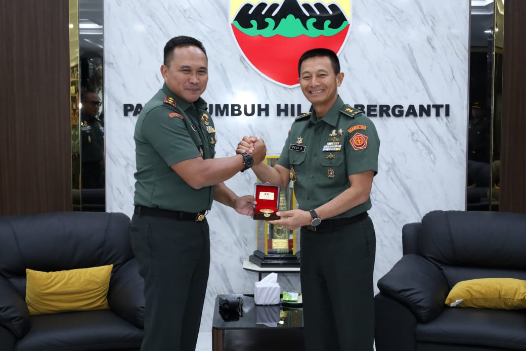 Tim Pokja Sahli Panglima TNI Bidang Komsos Diterima Pangdam I/BB di Makodam I/BB