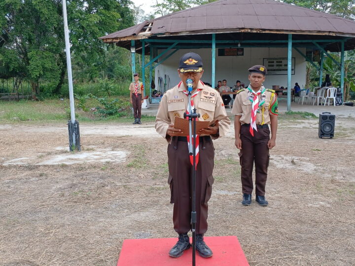 Kodim 1015/Sampit Gelar Upacara Penutupan Perkemahan Sabtu-Minggu (Persami) Saka Wira Kartika TA. 2025