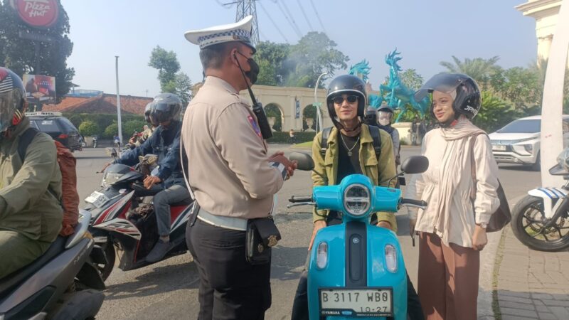 Main HP Saat Nyetir, Puluhan Orang Ditindak pada Operasi Patuh Maung Polresta Tangerang