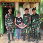 Satgas Pamtas Yonkav 3/AC Gagalkan Perdagangan Ilegal Sisik Trenggiling di Perbatasan RI-Malaysia