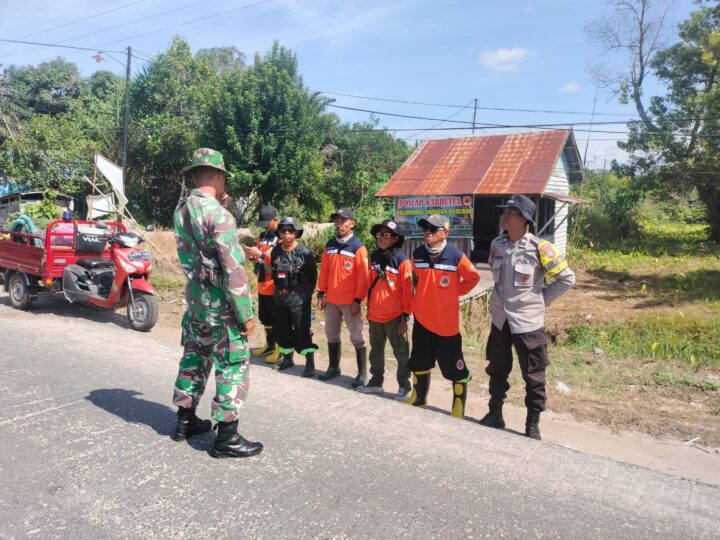 Babinsa Aktif Dalam Poslap Satgas Karhutla