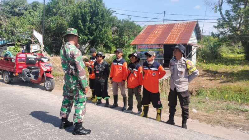Babinsa Aktif Dalam Poslap Satgas Karhutla