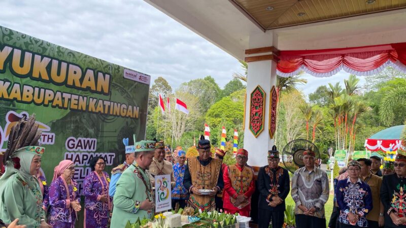 Dandim 1019/Katingan Hadiri Peringatan Hari Jadi Ke-23 Kabupaten Katingan