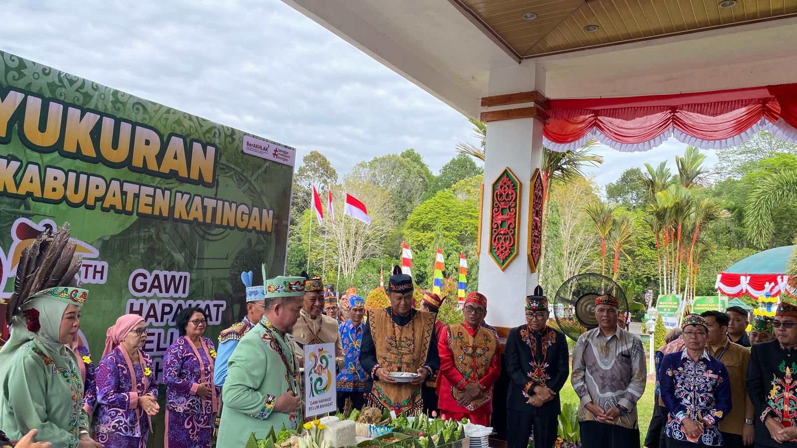 Dandim 1019/Katingan Hadiri Peringatan Hari Jadi Ke-23 Kabupaten Katingan