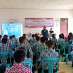 Satgas TMMD Kodim 1016/Plk Bekali Wasbang dan Bela Negara Pada Siswa SMAN 1 Rungan