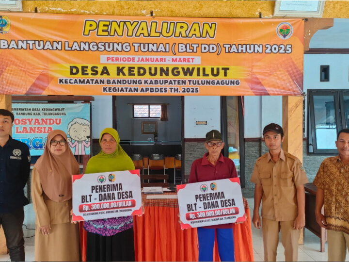 Pemdes Kedungwilut Tulungagung Salurkan BLT DD 2025 Untuk 19 KPM