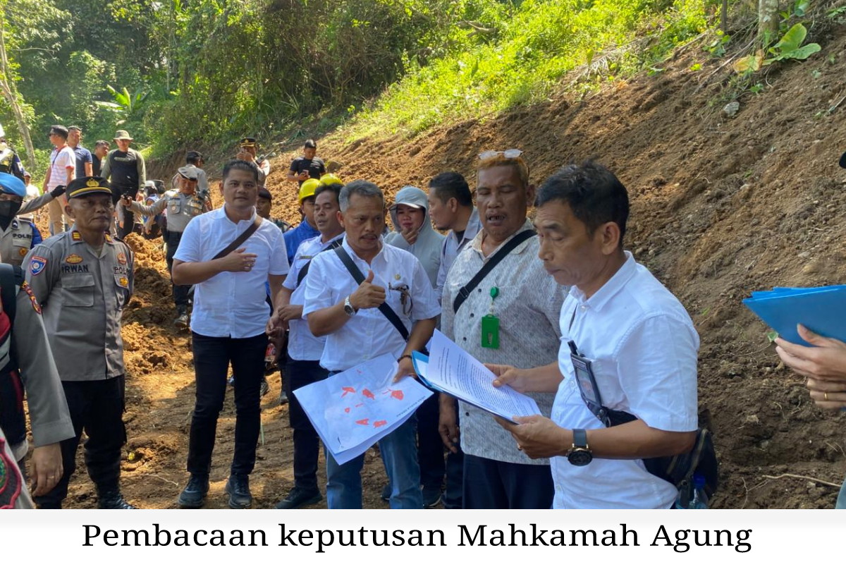 Polresta Deli Serdang Berhasil Amankan Kegiatan Eksekusi Lahan Bendungan Lau Simeme