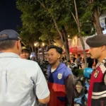 17 Orang Diduga Jukir Liar Ditangkap Dalam Operasi Gabungan Dishub Bersama Kepolisian dan Satpol PP di Jalan Tunjungan Kota Surabaya