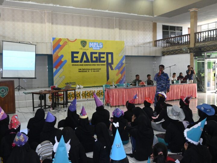 Personel Lanud Sultan Hasanuddin Berikan Pendidikan Karakter Kepada Siswa SMK Darussalam