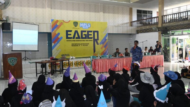 Personel Lanud Sultan Hasanuddin Berikan Pendidikan Karakter Kepada Siswa SMK Darussalam