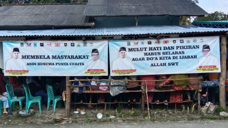 Paslon Dr. Andi Kusuma Sebagai Calon Bupati dan Budiyono Calon Wakil Bupati Bangka Adakan Pengobatan Alternatif Gratis Untuk Masyarakat