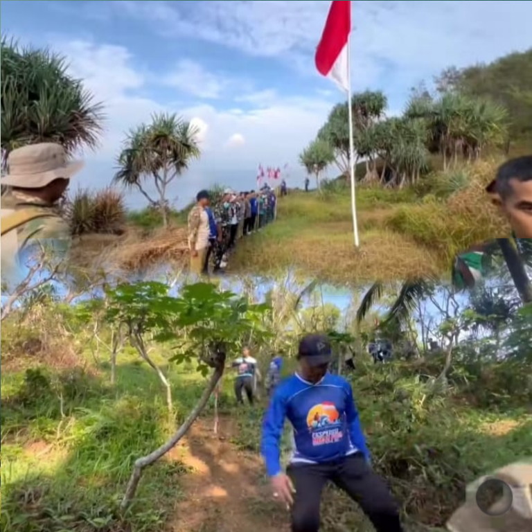 Beri Dukungan Semangat Kepada Tim Ekspedisi Merah Putih Bupati Pacitan Ikut Jalan Kaki Susur Pantai