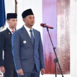 Paskibraka Dan Paskibraka Duta Pancasila Pacitan Resmi Dilantik dan Dikukuhkan Bupati Indrata Nur Bayuaji.
