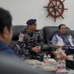 Susilo Bambang Yudhoyono Sempatkan Berkunjung ke Lanal Pacitan dan Berikan Pesan Tertulis.