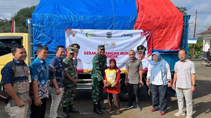 Pemkab Pacitan Gelar Pangan Serentak Indonesia di Kecamatan Punung.