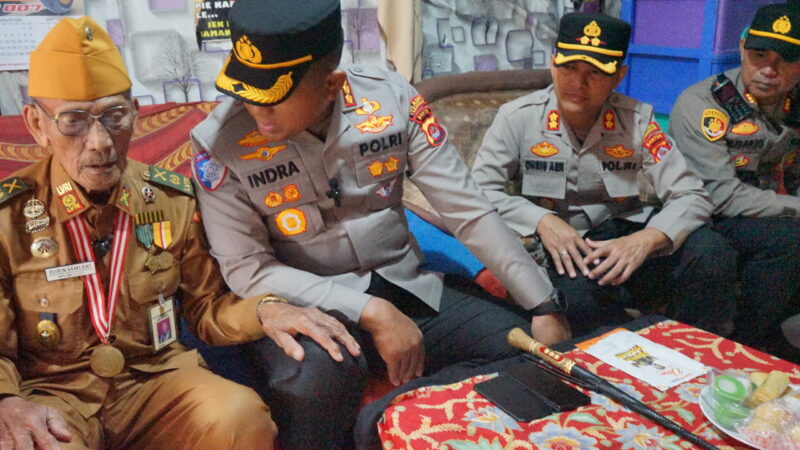 Jelang Hari Kemerdekaan, Kapolresta Tangerang Silaturahmi ke Pejuang Veteran