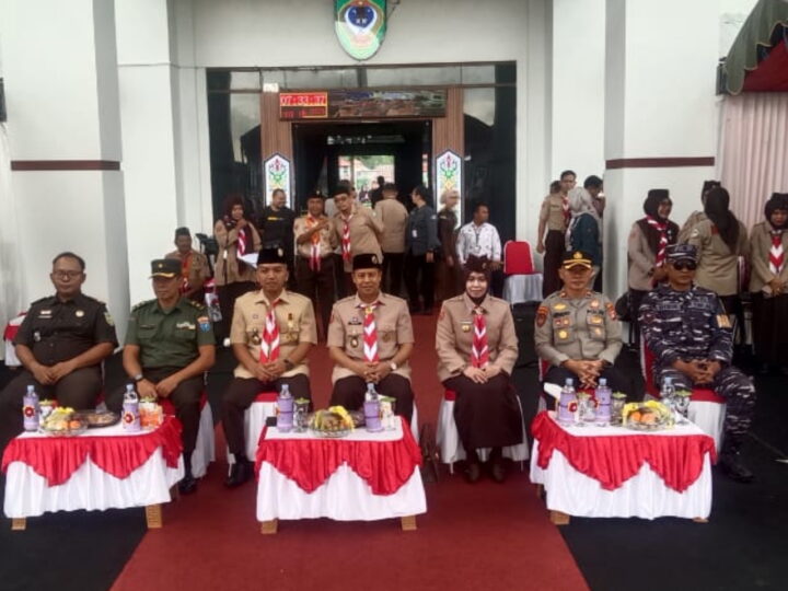 Komandan Kodim 1015/Sampit Hadiri Upacara HUT Pramuka Ke 64