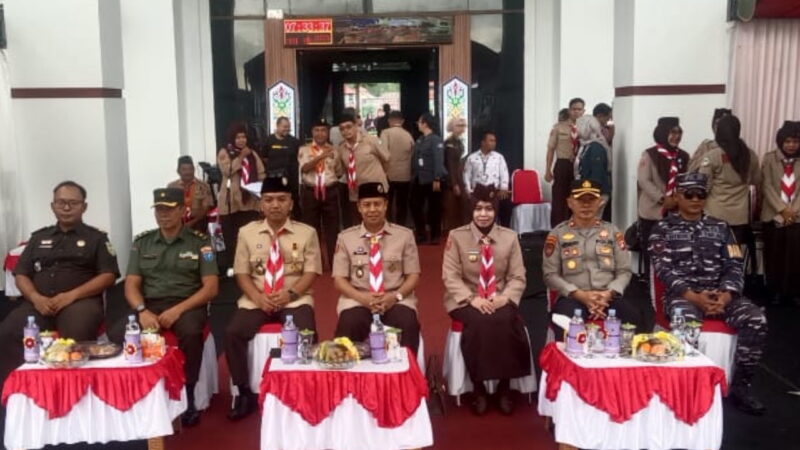 Komandan Kodim 1015/Sampit Hadiri Upacara HUT Pramuka Ke 64