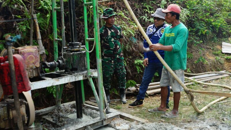 Dukung Program Unggulan Kasad, TMMD Kerjakan Sumur Bor