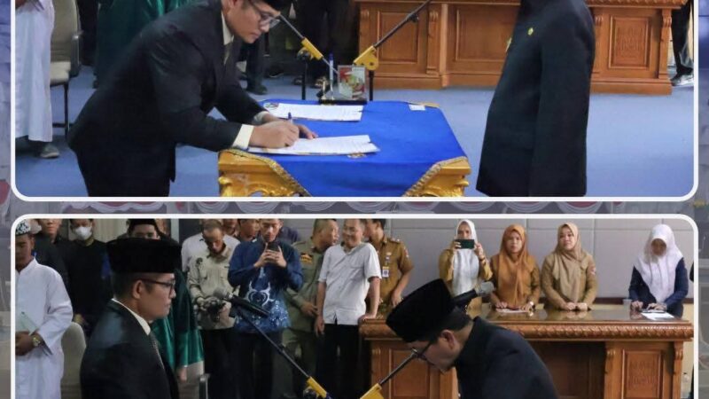 Bupati Dr. Ir. H. Hamartoni Ahadis, M.Si. Lantik 17 Pejabat Pimpinan Tinggi Pratama Pemkab Lampung Utara