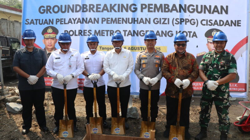 SPPG Polres Metro Tangerang Kota Diresmikan, Layani 4.000 Peserta Makanan Bergizi