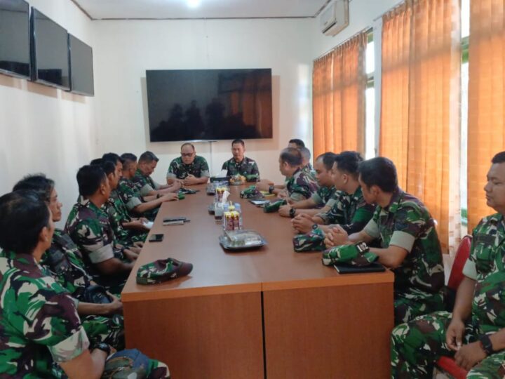 Kodim 1015/Sampit Terima Kunjungan Tim Verifikasi Korem 102/Pjg