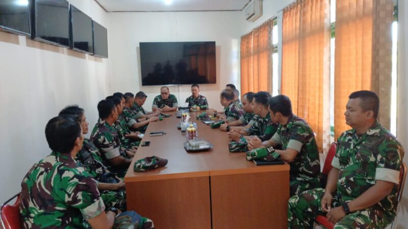 Kodim 1015/Sampit Terima Kunjungan Tim Verifikasi Korem 102/Pjg