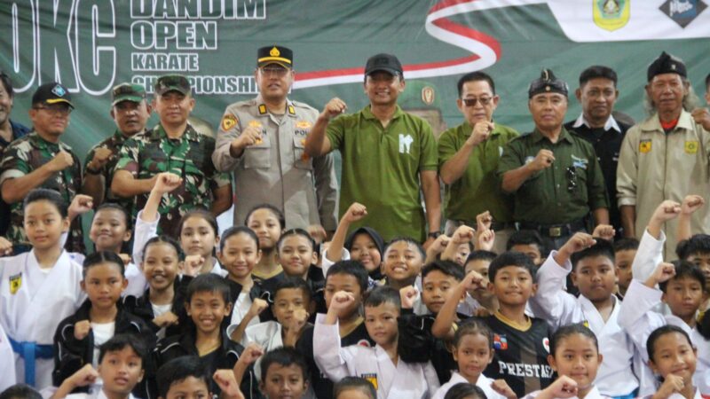 Dandim 0621 Resmi Buka Kejuaraan Dandim Open Karate Championship III 2025 di Bogor